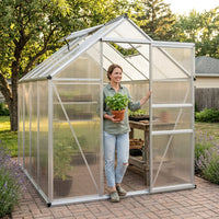 Auralume CrystalLite 8×10 Greenhouse — Lifestyle