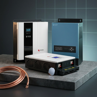 Exden Trio Pro Hybrid Solar Inverter Set — Studio Shot