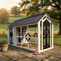 HeritageRoost Manor Luxe Walk-In Chicken Coop — Studio Shot