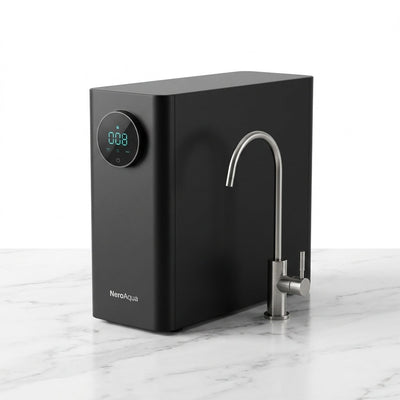 Reverse Osmosis Water Filter Built for Modern Kitchens, Smart Digital Display, Multi-Stage Purification, Stainless Steel Faucet