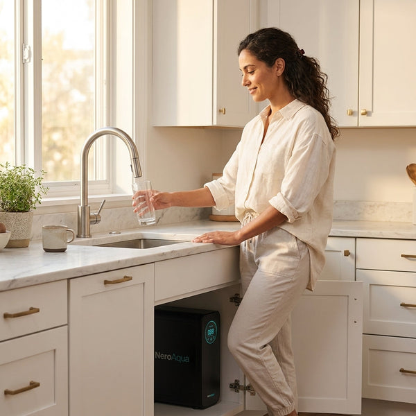 Reverse Osmosis Water Filter Built for Modern Kitchens, Smart Digital Display, Multi-Stage Purification, Stainless Steel Faucet