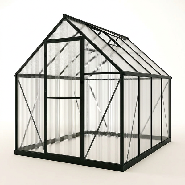 Veridian LuxeFrame 8×12 Greenhouse — Studio Shot