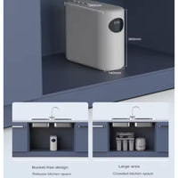 Reverse Osmosis Water Filter Built for Modern Kitchens, Smart Digital Display, Multi-Stage Purification, Stainless Steel Faucet