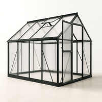 Greenhouse Kit Built for Serious Growers, 8×12 Premium Frame, Twin-Wall Polycarbonate, All-Season